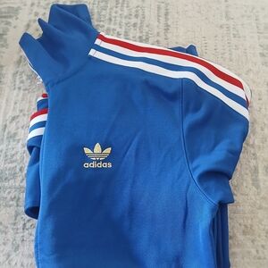 Adidas Men's Blue Track Jacket